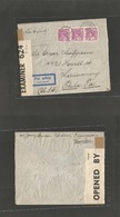 Sweden. 1942 (20 Oct) Kungalv - USA, Pa., Wissinoming. Air Multifkd Via England Censor Label At Bermuda. Fine. - Other & Unclassified