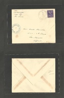 Usa - Samoa. 1941 (21 Nov) Pago Pago - USA, SF, CA. Fkd 3c Prexy + Naval Censor. Fine. - Andere & Zonder Classificatie