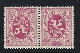 Tête-bêche BELGIQUE Timbres N°286A, Neufs Avec Charnières - Tête-bêche [KP] & Interpanneaux [KT]