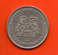 FICHAS - MEDALLAS //    Token - CASINO - 25 CENTS DISCOVERY CRUISES - Casino