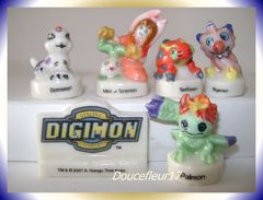 Digimon I .. 6 Fèves .. Ref AFF : 82-2002 ...( Pan 007) - Tekenfilms