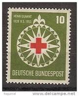 Alemania 0050 ** Cruz Roja. 1953 - Nuovi
