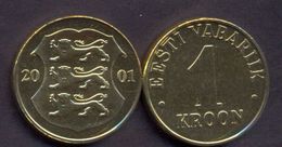 Estonia 1 Kroon 2001 UNC - Estland