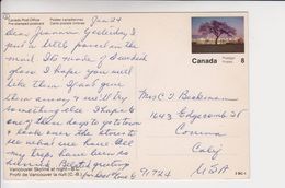 Canada Voorgefrankeerde Zichtkaart Provincie British Columbia (3e Reeks) - 1953-.... Regering Van Elizabeth II