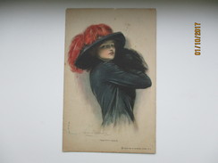 UNDERWOOD  , PRETTY COLD , FEMME WOMAN , OLD POSTCARD , 0 - Underwood, Clarence F.