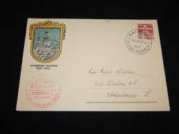 Denmark 1939 Rullende Postkontor Cancellation Card__(L-1803) - Covers & Documents