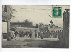 CPA - 76 - Animée - Sotteville - Sortie Des Ateliers - Rigondet - Lazarus - Rouen - Sotteville Les Rouen