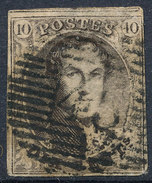 Stamp Belgium 1849-50 King Leopold I 10c Imperf Used Lot 3 - 1849-1850 Medallions (3/5)