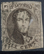 Stamp Belgium 1849-50 King Leopold I 10c Imperf Used Lot 13 - 1849-1850 Medallions (3/5)