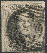 Stamp Belgium 1849-50 King Leopold I 10c Imperf Used Lot 21 - 1849-1850 Médaillons (3/5)