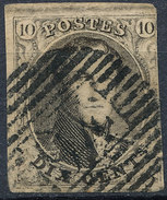 Stamp Belgium 1849-50 King Leopold I 10c Imperf Used Lot 27 - 1849-1850 Medaillen (3/5)