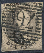Stamp Belgium 1849-50 King Leopold I 10c Imperf Used Lot 31 - 1849-1850 Medaillen (3/5)