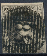 Stamp Belgium 1849-50 King Leopold I 10c Imperf Used Lot 33 - 1849-1850 Medaillen (3/5)