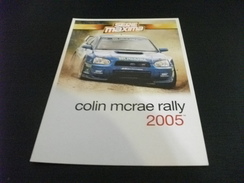 CARTOLINA PUBBLICITARIA  PROMOCARD 6253 SUBARU COLIN MCRAE RALLY 2005 AUTO CAR - Rallyes