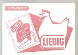 Buvard LIEBIG Consommé De Poulet Buvard N°2 Des Années 1960 - Soups & Sauces