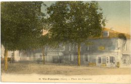 32/CPA - Vic Fezensac - Place Des Capucins - Vic-Fezensac