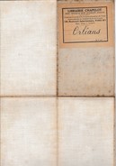 ORLEANS Et Sa Partie à Droite (  Jusqu'à Montargis , Auxerre Et La Chapelle D'Angillon - 72,5 Cm  X 51,5 Cm )  1/200,000 - Mapas Geográficas