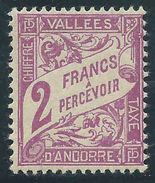 Andorre - 1938 - Taxes N° 19 - Neuf * - MH - Ungebraucht