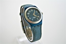 Watches : SWATCH - Irony Paradis Blue - Nr. : YLN4000  - Original  - Running - Excelent Condition- 2003 - Watches: Modern