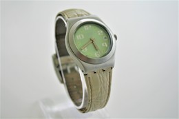 Watches : SWATCH - Irony Eucalyptus - Nr. : YLS4016 - Original  - Running - Excelent Condition- 2003 - Moderne Uhren