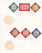 Romania 1961 Melbourne Olympic Games Gold Medallists FDC - Estate 1956: Melbourne