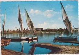 EGYPTE,EGYPT,LUXOR,LOUXOR,NIL,VOILIER,BATEAU DES PECHEURS - Other & Unclassified