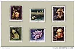 Hungary 1959. Composer Haydn - Schiller Set MNH (**) Michel:1618-1623 / 6 EUR - Unused Stamps