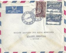 Airmail Brief  "Maison Baptista, Pointe Noir" - Stalden Im Emmental              1957 - Briefe U. Dokumente