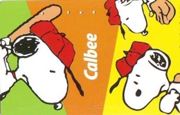 Télécarte Japon * CHIEN SNOOPY  (573) BD COMICS * DOG Japan PHONECARD * HOND * HUND - BD