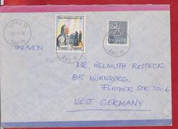 PAR AVION LETTER FINLAND SENT GERMANY - Covers & Documents