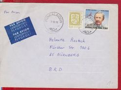 PAR AVION LETTER FINLAND SENT GERMANY - Covers & Documents