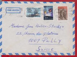 PAR AVION LETTER FINLAND SENT SUISSE - Lettres & Documents