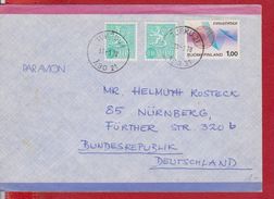 PAR AVION LETTER FINLAND SENT GERMANY - Storia Postale