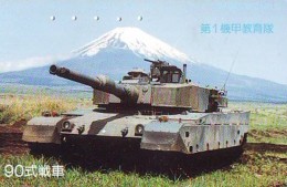 Télécarte JAPON * WAR TANK (216) MILITAIRY LEGER ARMEE PANZER Char De Guerre * KRIEG * JAPAN Phonecard Army - Army