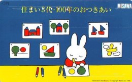 Télécarte Japon NIJNTJE * MIFFY * DICK BRUNA (156) RABBIT * LAPIN * KANINCHEN * KONIJN*  PHONECARD JAPAN * TELEFONKARTE - BD