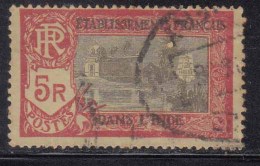 Re 5/- French India Used 1929, New Values Series, - Gebraucht