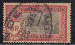 Re 5/- French India Used 1929, New Values Series, - Gebraucht