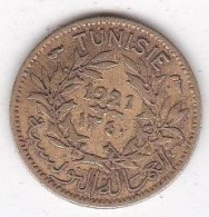 Protectorat Français Bon Pour 50 Centimes 1921 – AH 1340 En Bronze-aluminium, Lec# 182 - Tunesië