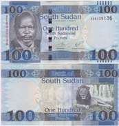 South Sudan  New Issue  100 Sudanese Pounds     Dated  2017 - Südsudan