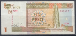 2016-BK-9 CUBA 1$ CUC 2006 JOSE MARTI REPLACEMENT AZ REEMPLAZO. - Cuba