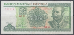 2015-BK-32 CUBA 5$ CUC 2015 ANTONIO MACEO REPLACEMENT EZ REEMPLAZO - Cuba