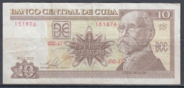 2015-BK-33 CUBA 10$ 2015 MAXIMO GOMEZ REPLACEMENT DZ REEMPLAZO - Cuba