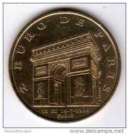 2 Euro De Paris 13 Et 14-7-1996 : Arc De Triomphe : Brigade De Sapeurs-Pompiers : Monnaie De Paris - Euros De Las Ciudades