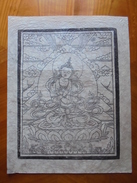 Art Asiatique Dessin/estampe Sur Papier De Riz - Asian Art