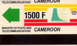 CAMERUN. CAM-08. Definitive Card - New Logo (With Notch). 1500F. (920) - Cameroon