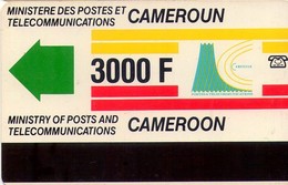 CAMERUN. CAM-10. Definitive Card - New Logo (With Notch). 3000F. (921) - Cameroon