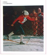 #146  NINA BELDICHEVA Cross-country Skiing - Master Of Sports USSR, Olympics Innsbruck '76 - Card With Description 1977 - Sports