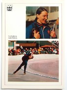 #147  TATYANA AVERINA Skating - Master Of Sports USSR, Olympics Innsbruck '76 - Card With Description 1977 - Sports