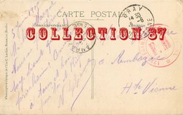 CACHET ROUGE F.M. < 12e REGIMENT De HUSSARDS < GUERRE 14 - FRANCHISE MILITAIRE < CARTE FM - Frankobriefe