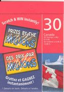 CANADA, 2000 Booklet 244, Scratch & Win, 30x45c - Full Booklets